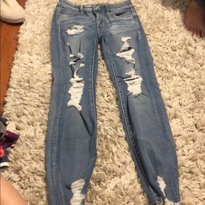 light wash jeans